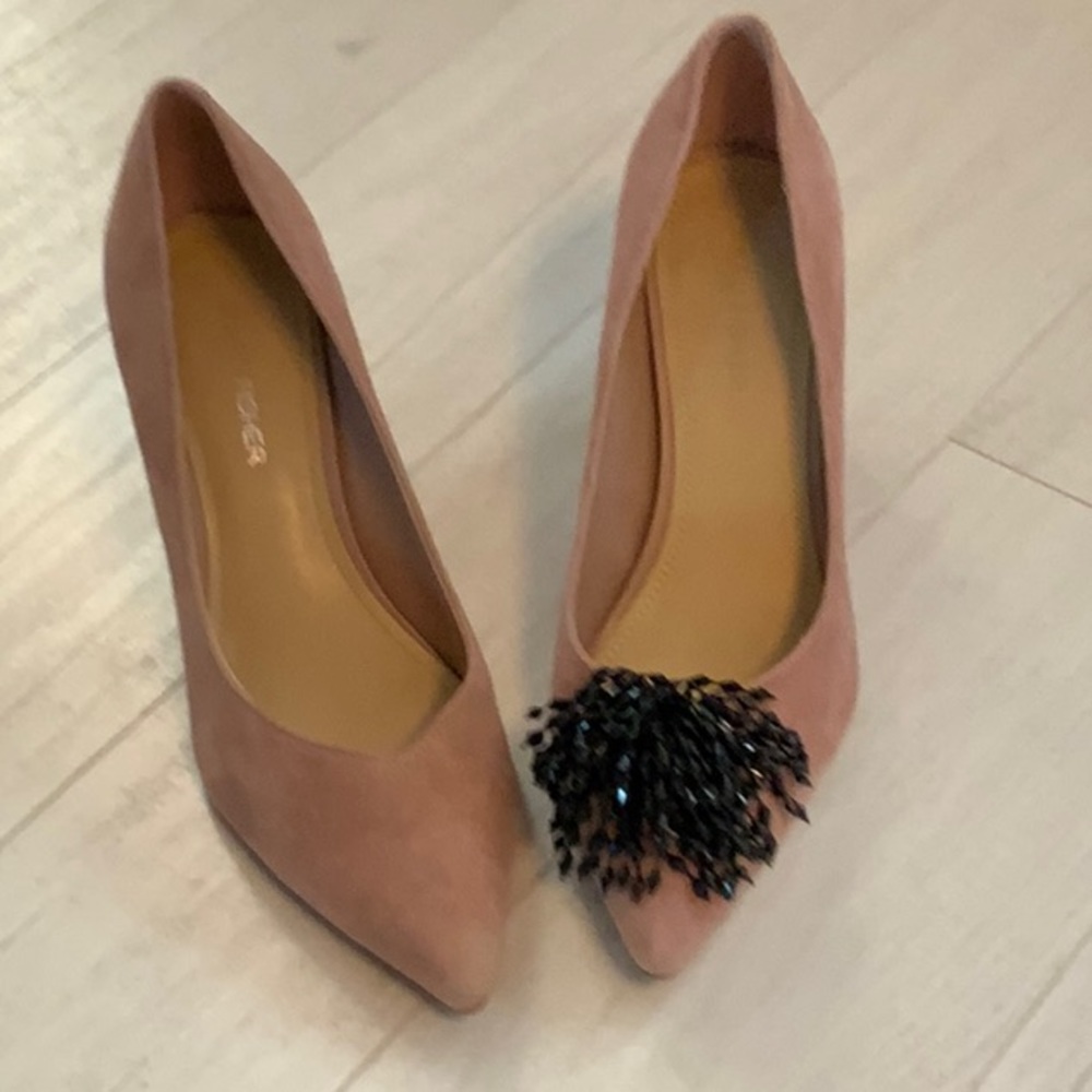 Hand Beaded Vintage Shoe Clips
